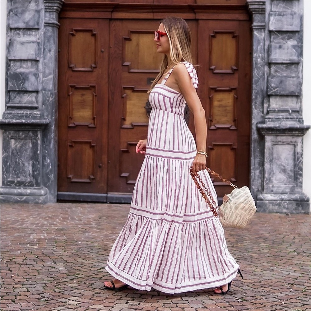 Mango cotton long dress bloggers fav - Picture 8 of 16